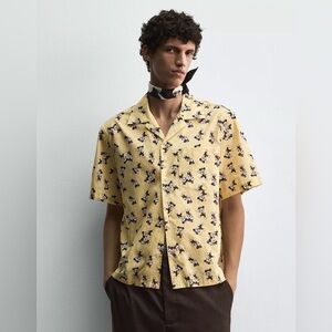 NWT Zara Man MORTY + FERDY SHIRT HARRY LAMBERT FOR ZARA X DISNEY Size M